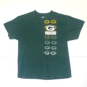 Vintage NFL Green Bay Packers Graphic T-Shirt Size L